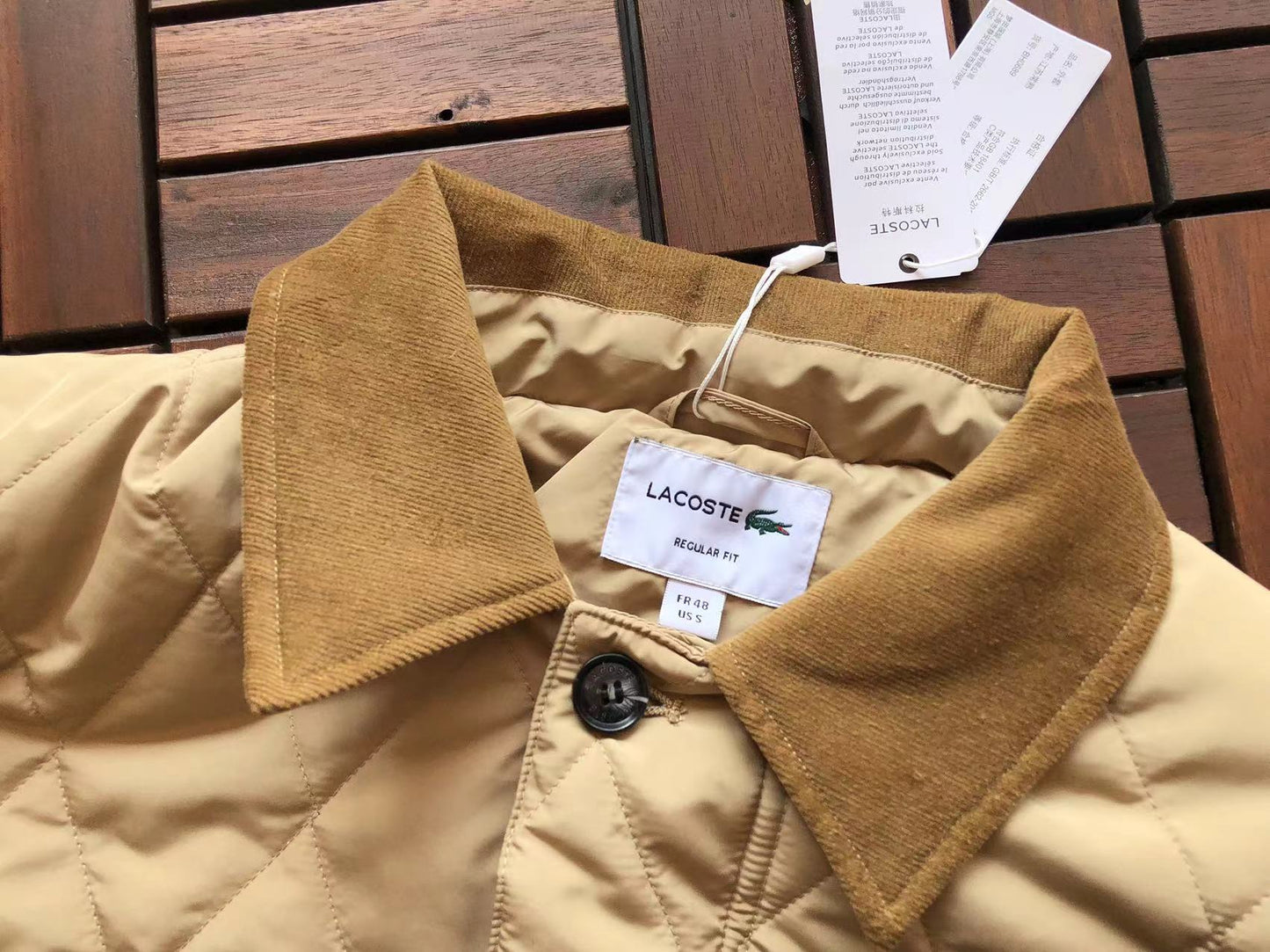 Veste en coton Lacoste